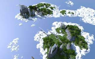 Illustration for article titled Spectacular Builds From Minecraft's "Floating Island" Contest